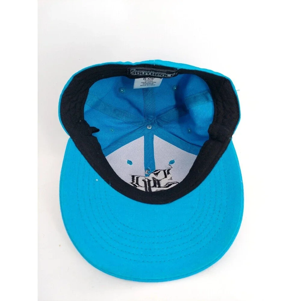 South Pole Turquoise and Black Embroidered Children size Sm Flexfit